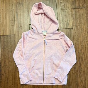J. Crew Crewcuts Light Pink Zip-Up Hoodie - Like New
